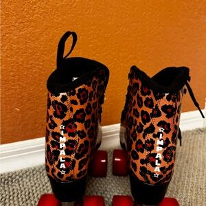 Impala Leopard Print Roller Skates for Women